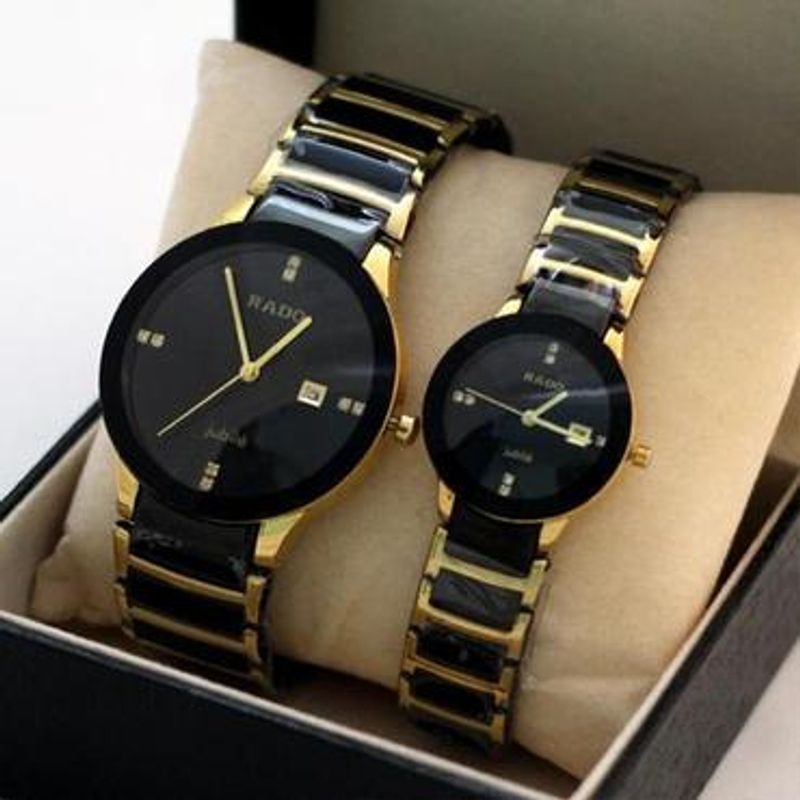 Premium Quality RDA Two Tone Couple Watch