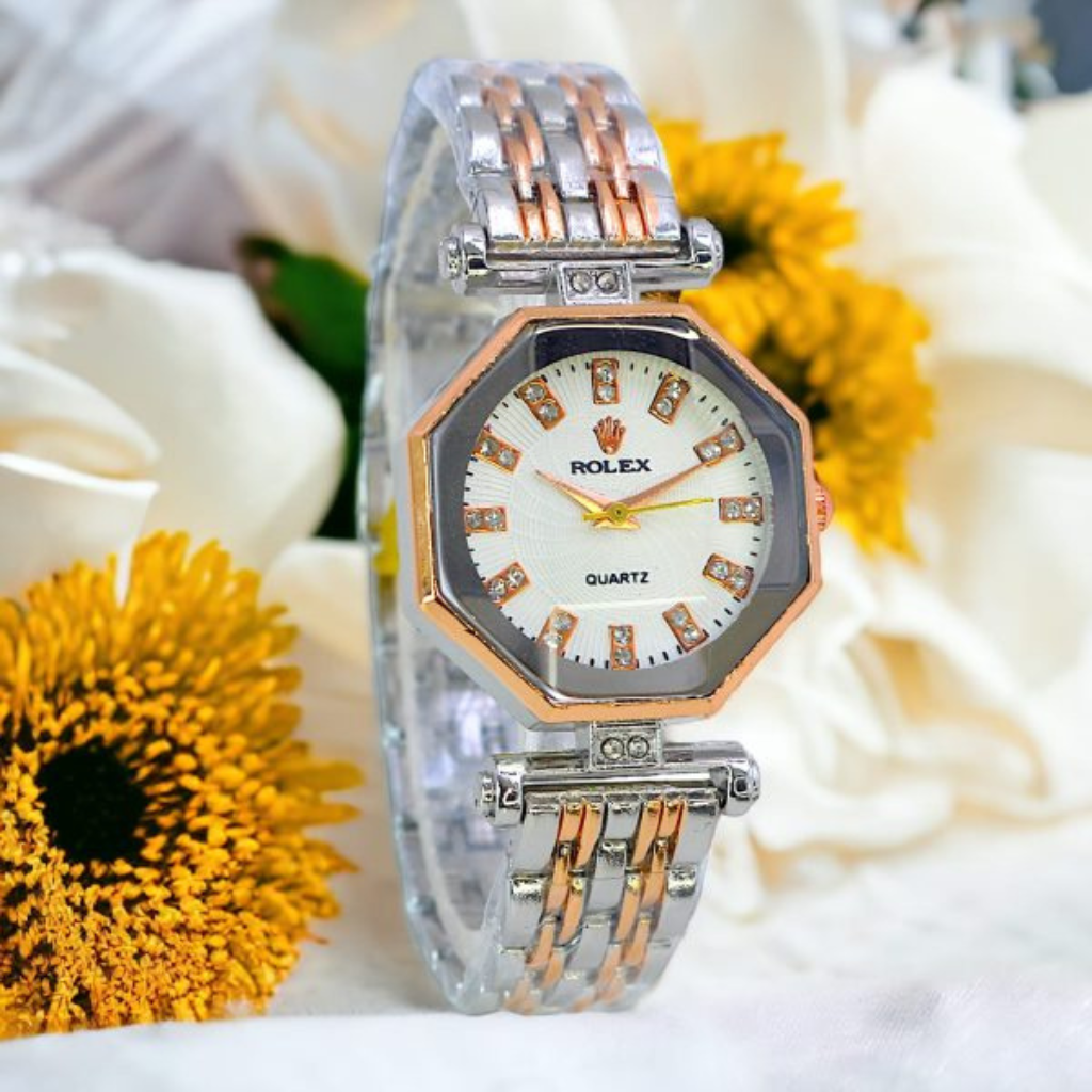 Rolex Heavy Square Diamond Women’s Quartz Wristwatch