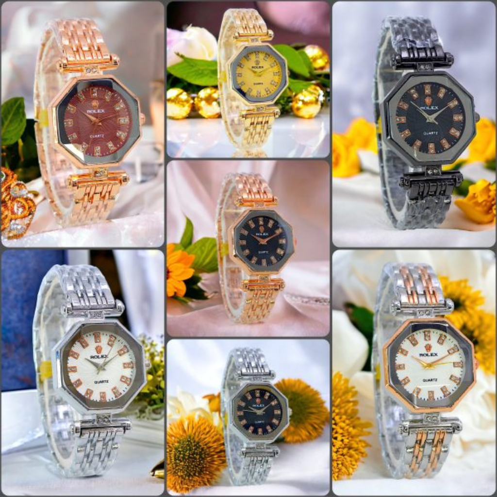 Rolex Heavy Square Diamond Women’s Quartz Wristwatch