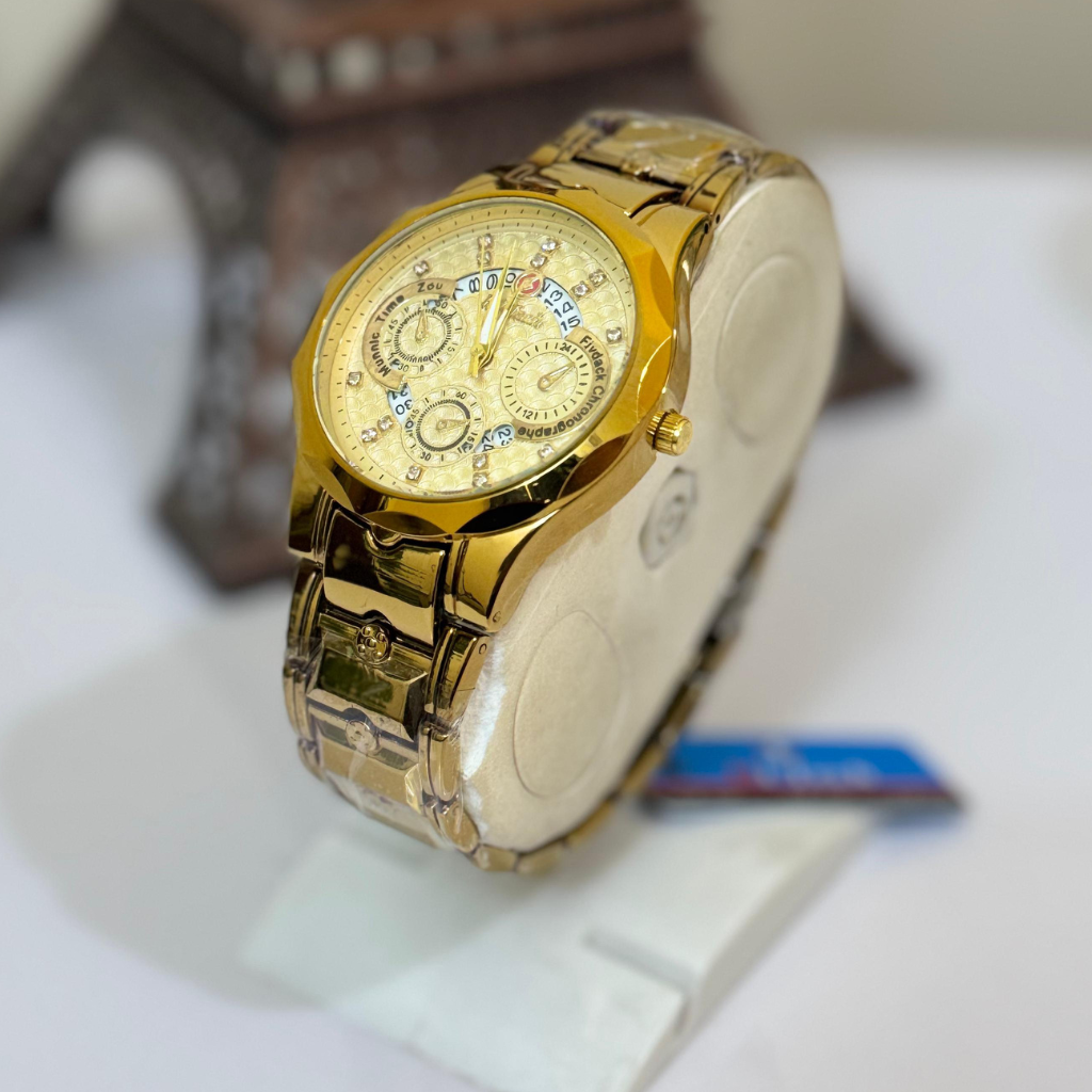 Premium Quality Stainless Steel Watch Master Lock Water Resistance