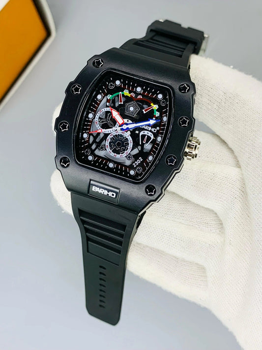 Premium Tourbillon Barrel Shape Men Watch