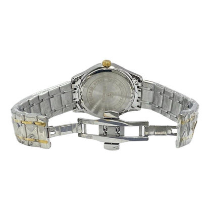Analog Time Luxury Stainless Steel Watch For Men with Date & Day Display